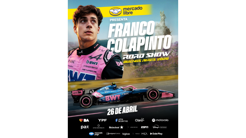 Franco Colapinto Formula 1 en Buenos Aires 2026 