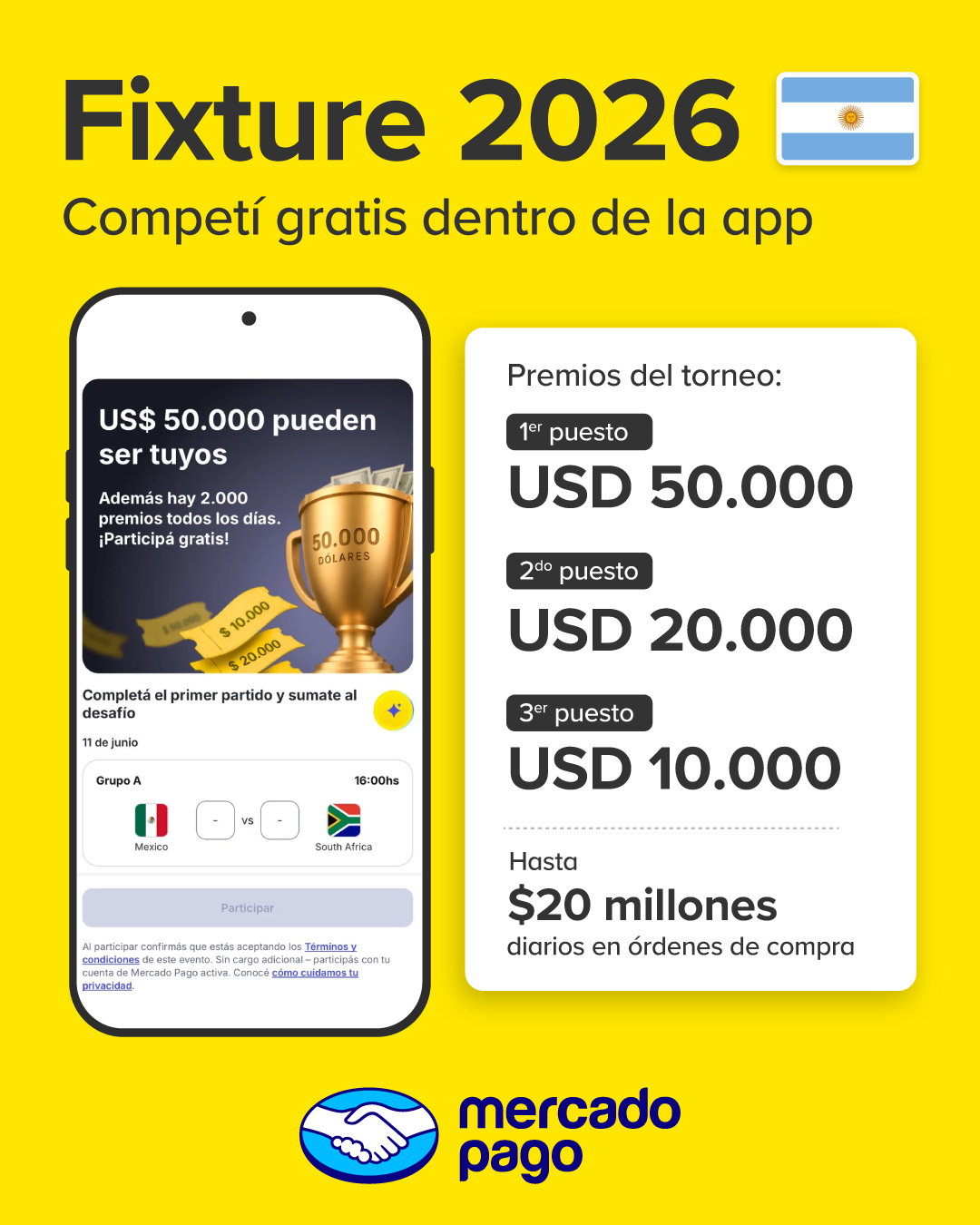 Mercado Pago lanza Fixture 2026