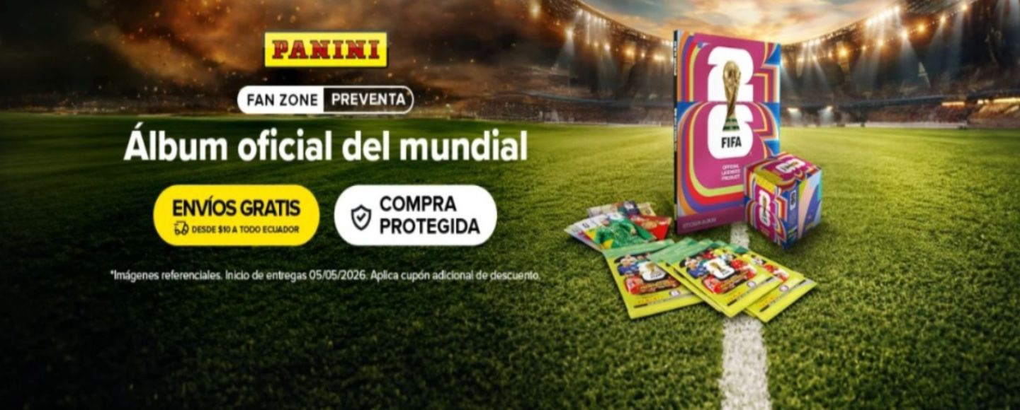 Albúm oficial del Mundial 2026 Ecuador