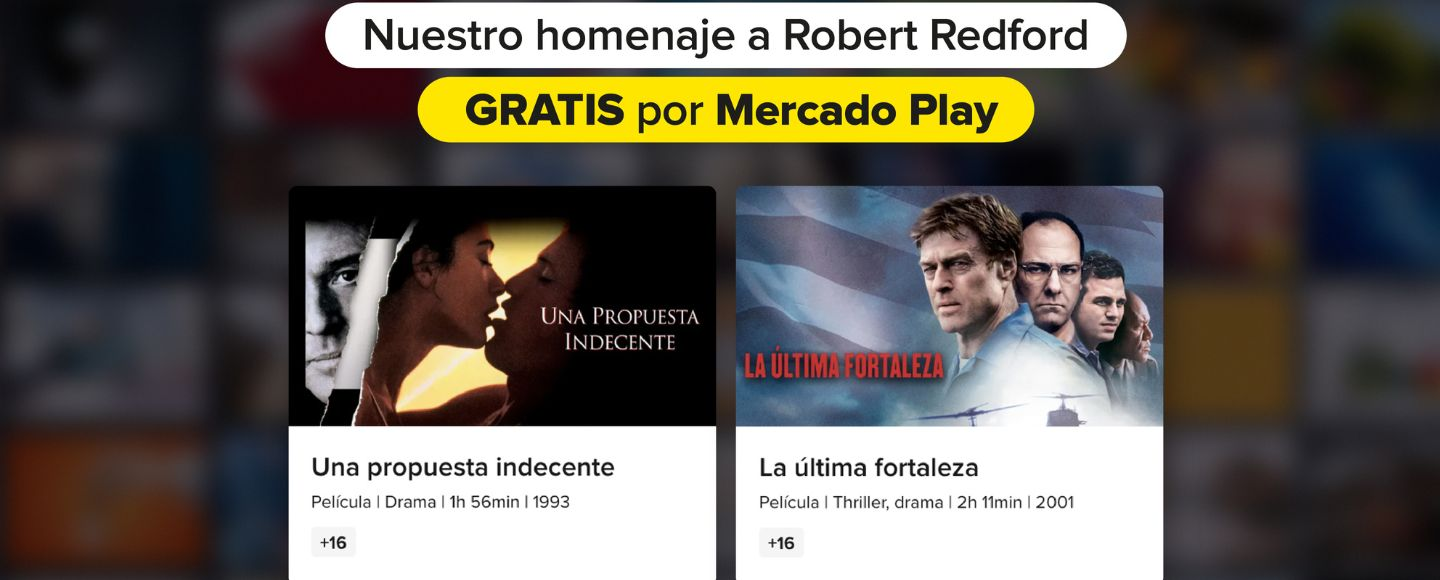 Mercado Play despide a Robert Redford