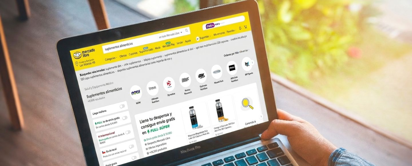 Marcas de suplementos en Mercado Libre Chile 2026