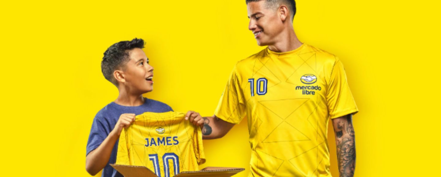 James embajador de Mercado Libre 2026 Colombia 