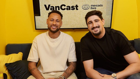 Neymar Jr. no primeiro episódio da VanCast do Mercado Livre