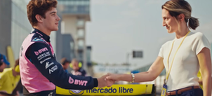 Colapinto usa los colores de Mercado Libre en el auto de BWT Alpine F1