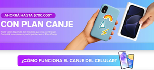 Plan canje para celulares Argentina