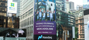 Mercado Libre enters nasdaq 100